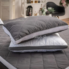 Подушка анатомическая классическая Strong Sleep 3D Gray-White collection